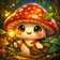 Colorful cartoon bear with bright fur and friendly expression for a profile picture.